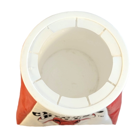 Chicago Bulls Vintage Red White Weighted Beanbag Style Beer Cola Dink Coozie - Picture 7 of 9